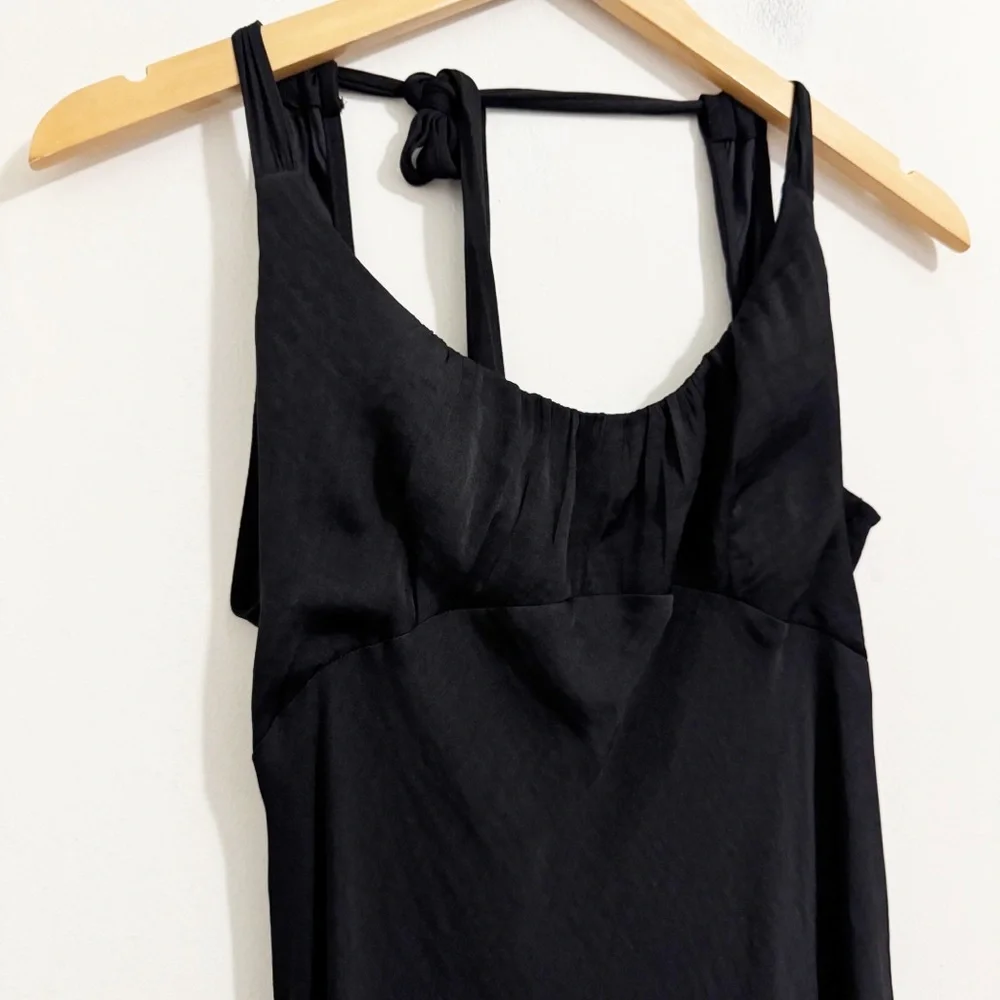 Free People Night Owl Slip Dress Black NWT Medium